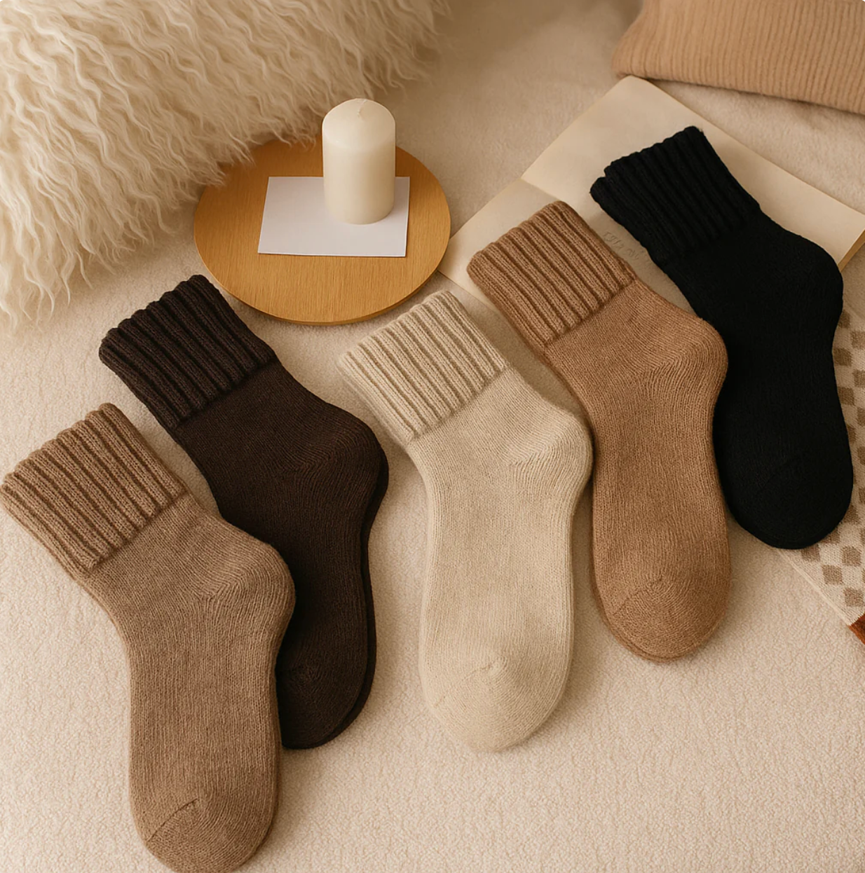 Cozy Knit Mid-Calf Socks™